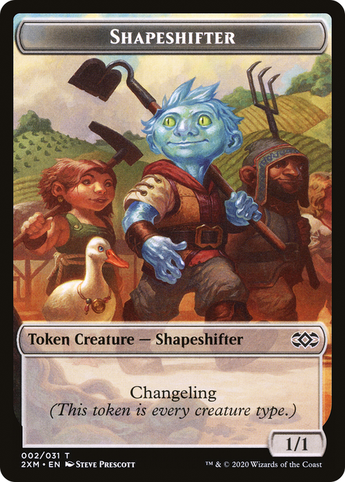 Shapeshifter (T2XM-002) - Double Masters Tokens Foil