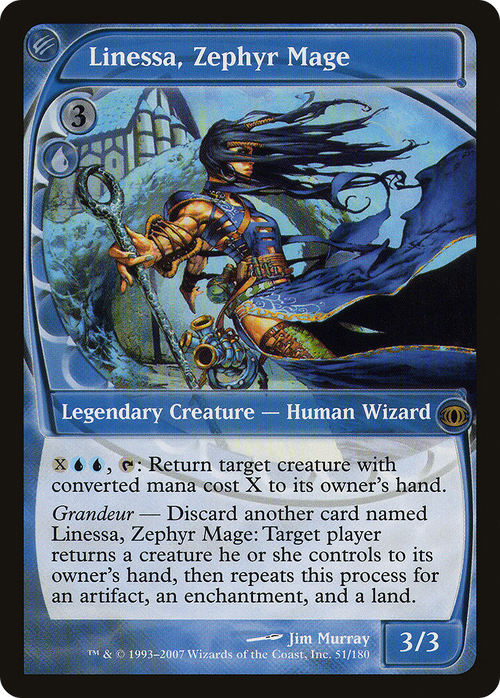 Linessa, Zephyr Mage (FUT-051) - Future Sight Foil