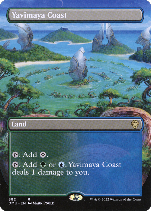 Yavimaya Coast (Borderless) (DMU-382) - Dominaria United