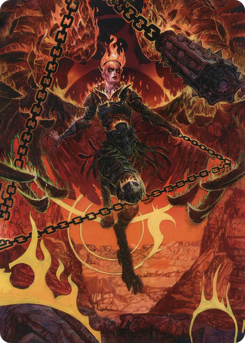 Zariel, Archduke of Avernus // Zariel, Archduke of Avernus (AAFR-077) - Adventures in the Forgotten Realms Art Series (Borderless) Foil