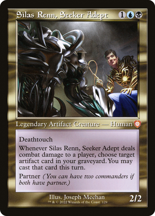 Silas Renn, Seeker Adept (Retro Frame) (BRC-129) - The Brothers' War Commander