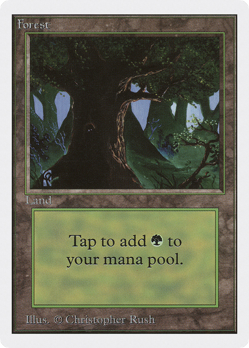 Forest (C) (2ED-) - Unlimited Edition