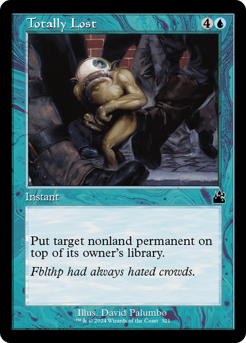 Totally Lost (Retro Frame) (RVR-321) - Ravnica Remastered Foil