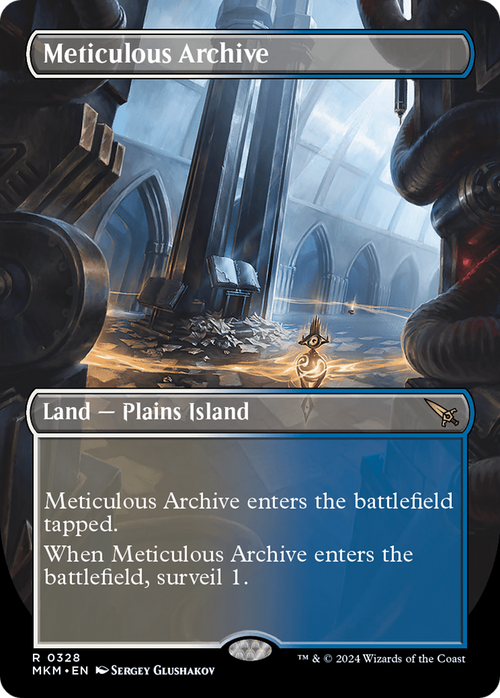 Meticulous Archive (Borderless) (MKM-328) - Murders at Karlov Manor Foil