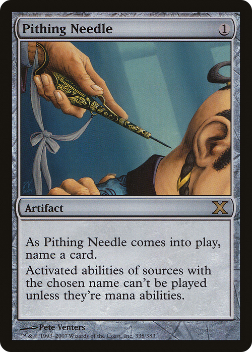 Pithing Needle (10E-338) - Tenth Edition