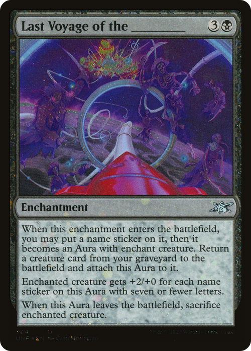 Last Voyage of the _______ (Galaxy Foil) (UNF-364) - Unfinity Foil