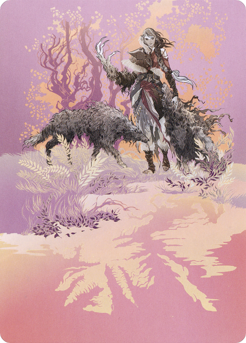 Arlinn, the Pack's Hope // Arlinn, the Pack's Hope (AMID-003) - Midnight Hunt Art Series (Borderless)
