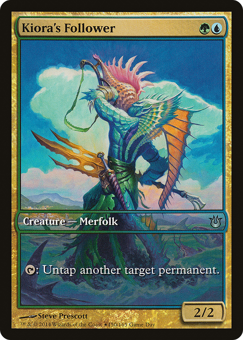 Kiora's Follower (GAME-150) - Born of the Gods Promos