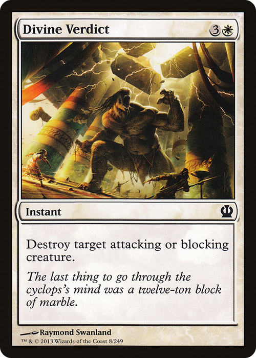 Divine Verdict (THS-008) - Theros