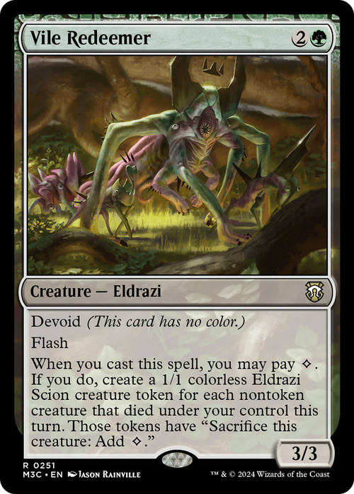 Vile Redeemer (M3C-251) - Modern Horizons 3 Commander: (devoid)