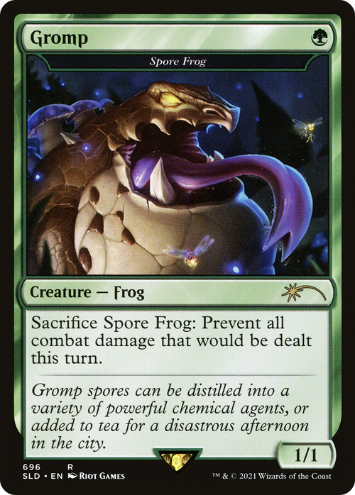 Gromp - Spore Frog (SLD-696) - Secret Lair Drop / Gromp Foil