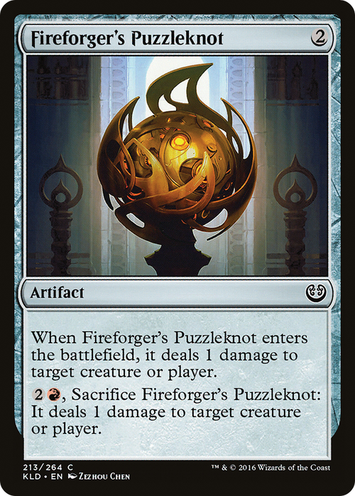 Fireforger's Puzzleknot (KLD-213) - Kaladesh Foil