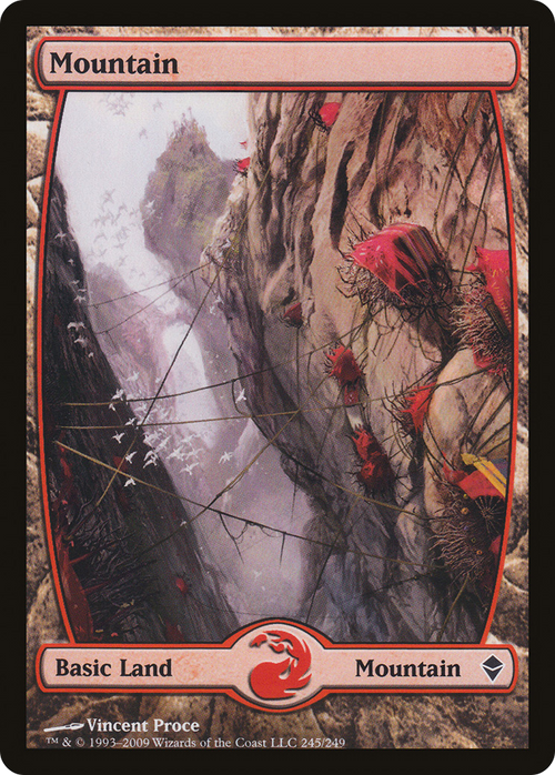 Mountain (245) - Full Art (ZEN-245) - Zendikar