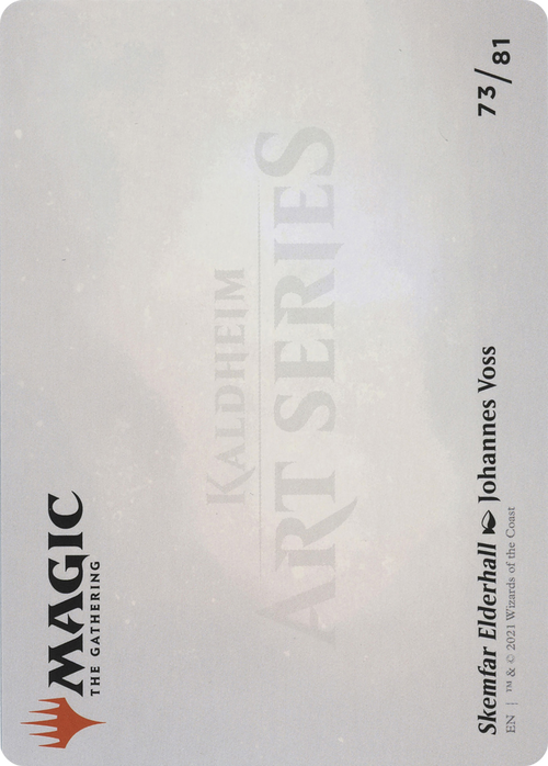 Skemfar Elderhall // Skemfar Elderhall (ASKHM-073) - Art Series: Kaldheim (Borderless)