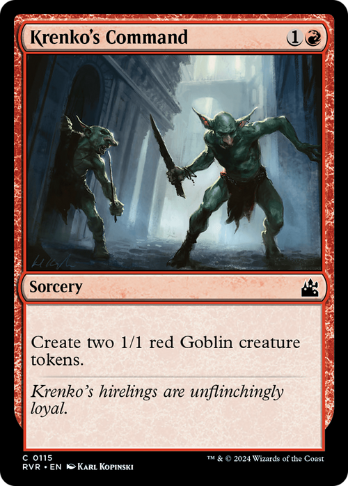 Krenko's Command (RVR-115) - Ravnica Remastered Foil