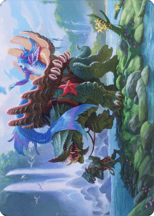 Vodalian Mindsinger // Vodalian Mindsinger (ADMU-021) - Dominaria United Art Series (Borderless)