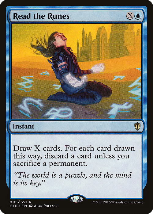Read the Runes (C16-095) - Commander 2016