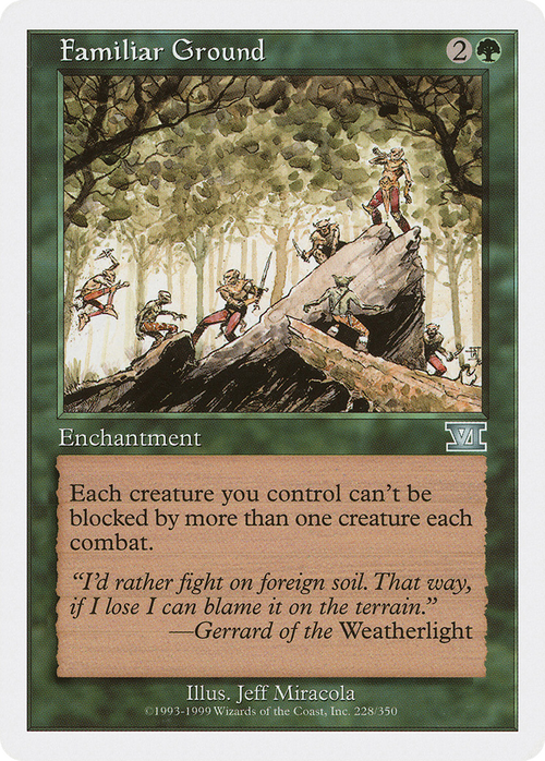 Familiar Ground (6ED-228) - Classic Sixth Edition