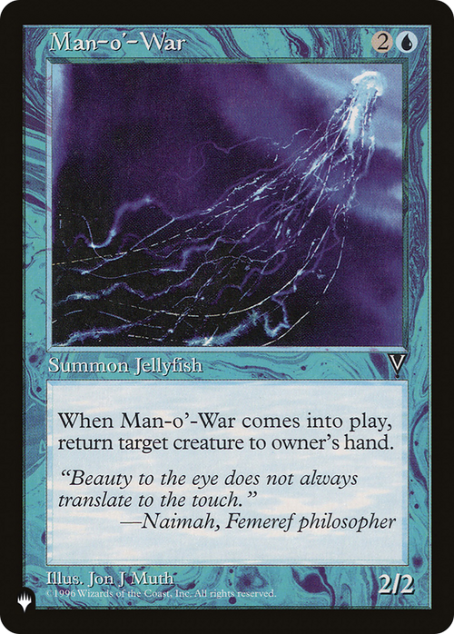 Man-o'-War (VIS) (LIST-VIS-37) - The List