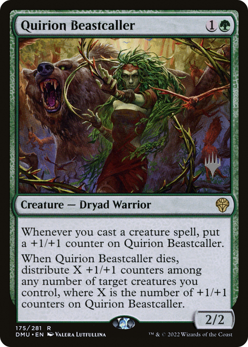 Quirion Beastcaller (PPDMU-175) - Dominaria United Promos Foil