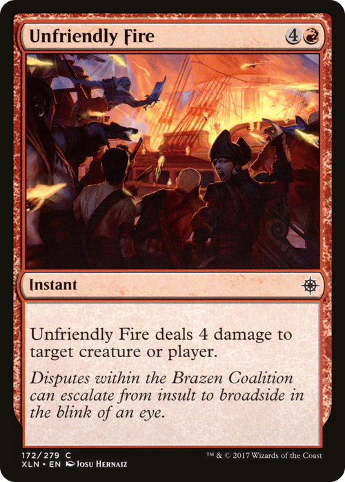 Unfriendly Fire (XLN-172) - Ixalan