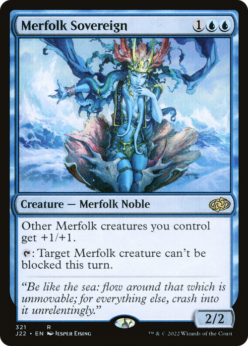 Merfolk Sovereign (J22-321) - Jumpstart 2022