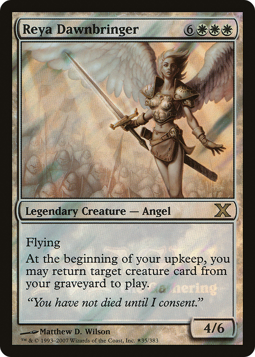 Reya Dawnbringer (GAME-035) - Tenth Edition Promos Foil
