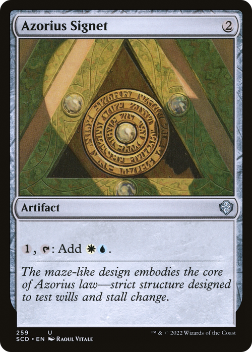 Azorius Signet (SCD-259) - Starter Commander Decks