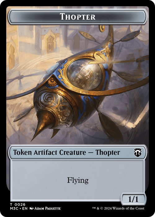 Thopter (TM3C-026) - Modern Horizons 3 Commander Tokens Foil