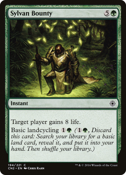 Sylvan Bounty (CN2-194) - Conspiracy: Take the Crown Foil