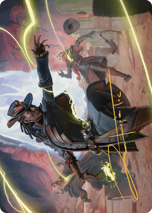 Lilah, Undefeated Slickshot // Lilah, Undefeated Slickshot (AOTJ-026) - Outlaws of Thunder Junction Art Series (Borderless)