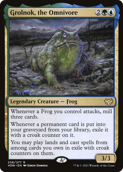Grolnok, the Omnivore (VOW-238) - Innistrad: Crimson Vow