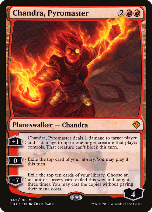 Chandra, Pyromaster (AC2-042) - Archenemy: Nicol Bolas