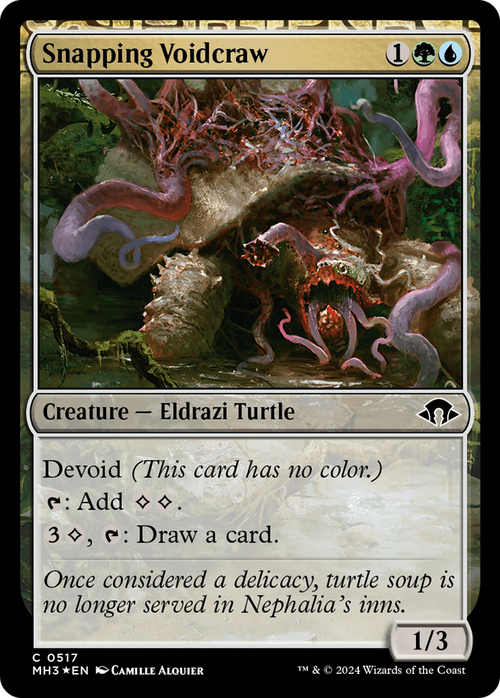 Snapping Voidcraw (Ripple Foil) (MH3-517) - Modern Horizons 3: (devoid) Foil