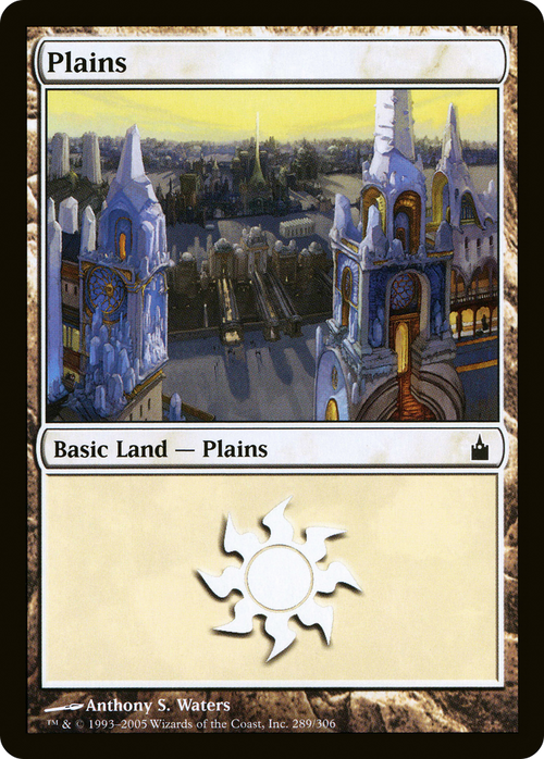 Plains (289) (RAV-289) - Ravnica: City of Guilds Foil