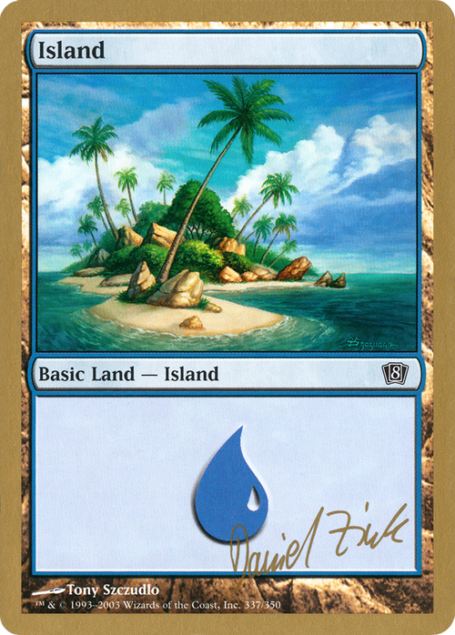 Island (337) - 2003 Daniel Zink (8ED) (WCD-DZ337) - World Championship Decks 2003
