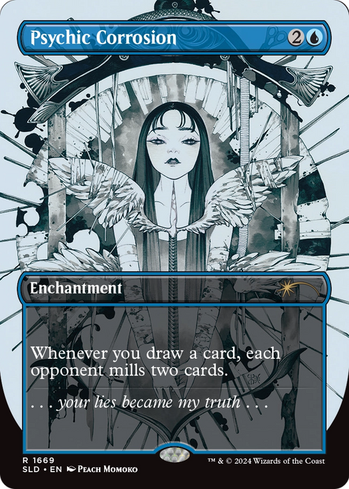 Psychic Corrosion (SLD-1669) - Secret Lair Drop (Borderless) Foil