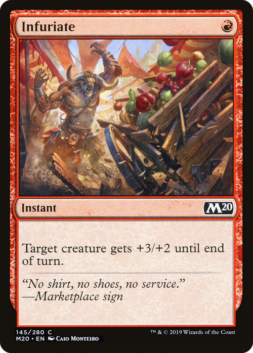 Infuriate (M20-145) - Core Set 2020 Foil