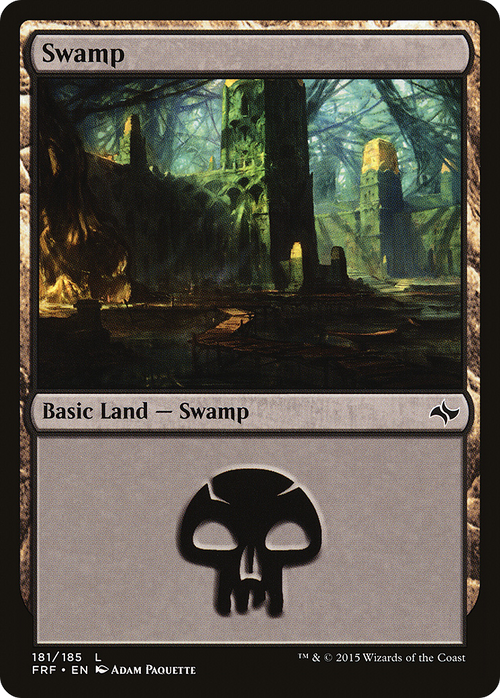 Swamp (181) (FRF-181) - Fate Reforged Foil