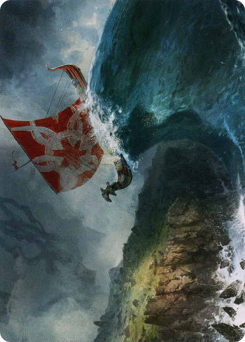 Run Ashore // Run Ashore (ASKHM-019) - Art Series: Kaldheim (Borderless)