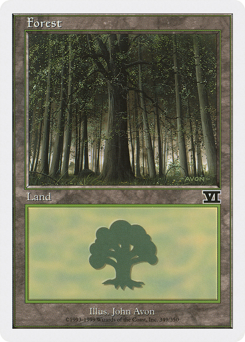 Forest (349) (6ED-349) - Classic Sixth Edition
