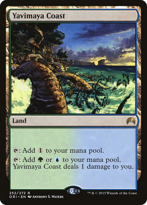 Yavimaya Coast (ORI-252) - Magic Origins Foil