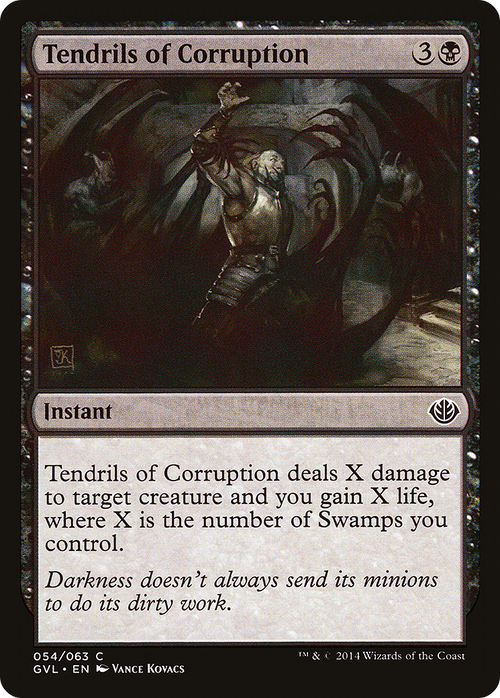 Tendrils of Corruption (DD3-054) - Duel Decks Anthology: Garruk vs. Liliana