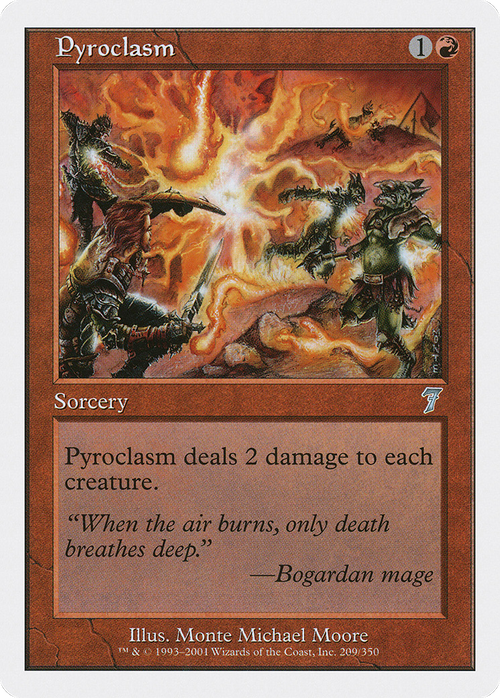 Pyroclasm (7ED-209) - 7th Edition Foil