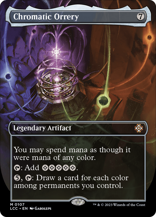 Chromatic Orrery (Borderless) (LCC-107) - The Lost Caverns of Ixalan Commander