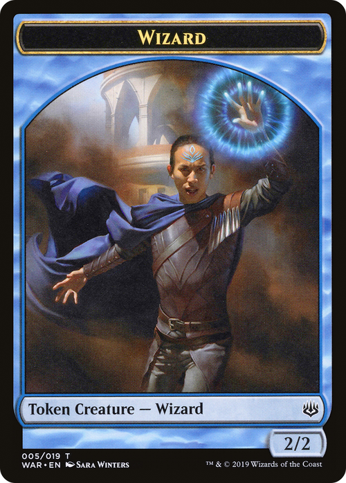 Wizard Token (WAR-005) - War of the Spark Tokens