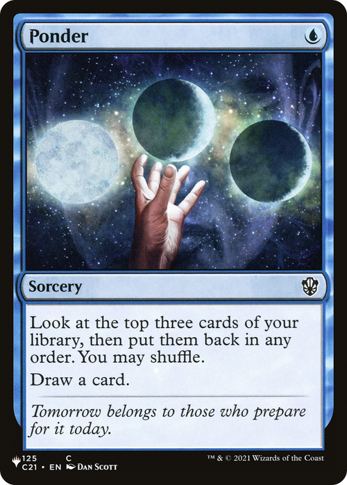 Ponder (LIST-125) - The List