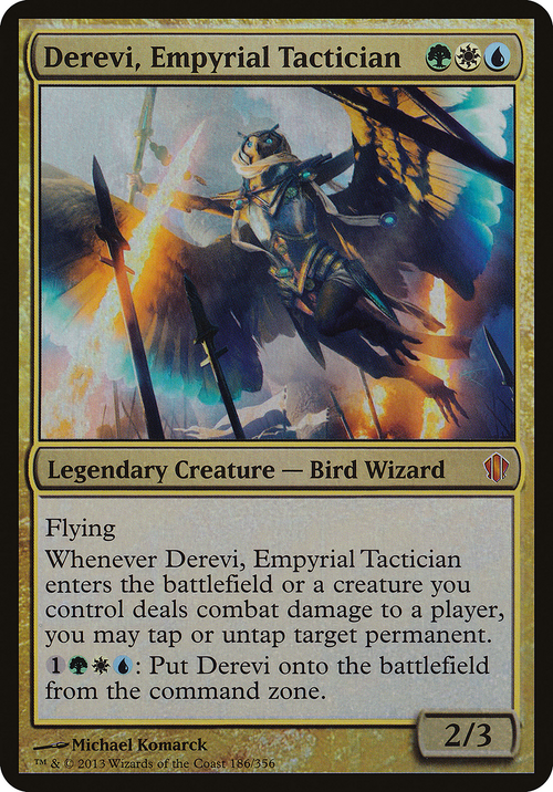 Derevi, Empyrial Tactician (Commander 2013) (OVER-186) - Commander 2013 Oversized Foil