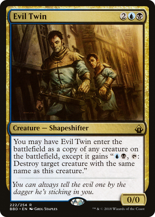Evil Twin (BBD-222) - Battlebond Foil