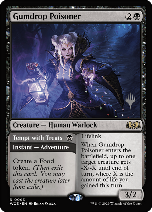 Gumdrop Poisoner (PPWOE-093) - Wilds of Eldraine Promos Foil